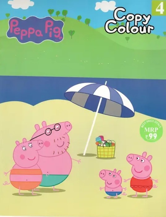 Peppa pig Copy Colour Bhag-4 